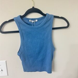 Zara Cropped Tank Top